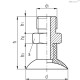 Вакуумная присоска VVH-30-G1/8-T-A (VV.52077) ELESA+GANTER