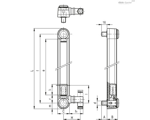 Индикатор HCY.76-E-ST-NC-M12 (111152) ELESA+GANTER