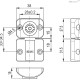 Фиксатор BMS.A-32-28-CH4 (627002) ELESA+GANTER