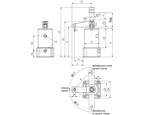 Прижимы 6016-25L Kukamet