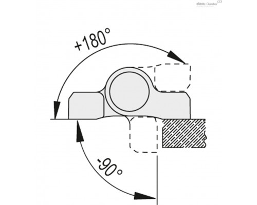 Петля CFU-RA.67 CH-6 (427542) ELESA+GANTER