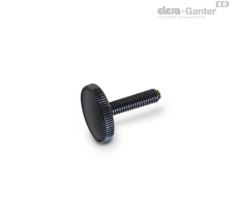 Винт с накаткой GN 653.10-M5-12-ST-MS ELESA+GANTER