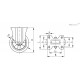 Колёсико RE.G2-100-PSL-H (452785) ELESA+GANTER