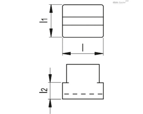 Петля CFI.60-30/30 SH-6-C33 (424411-C33) ELESA+GANTER