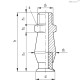 Вакуумная присоска VVH-07-M5-T-A (VV.52021) ELESA+GANTER