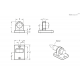 Держатель GN 271.4-B18- 25-SW ELESA+GANTER
