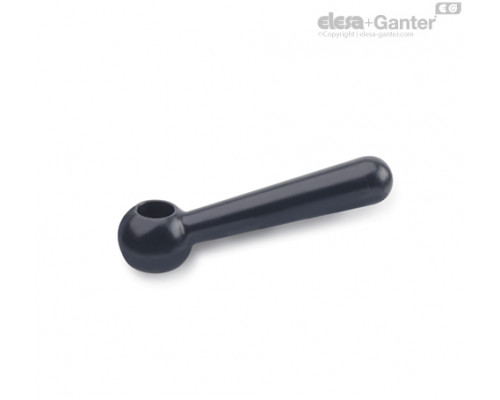 Короткая ручка с прижимными элементами GN 204-16-M12-N ELESA+GANTER