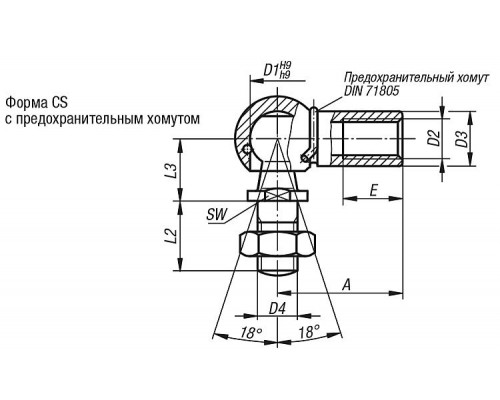 Шарниры K0734.100601 Kipp