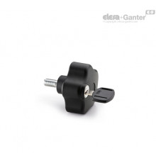 Лепестковая ручка с функцией защиты VLSK.63-SST-p-M8x20-U (76901) ELESA+GANTER