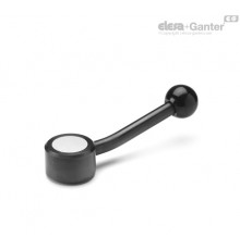 Плоская ручка рычажного типа GN 125-36-M12-E ELESA+GANTER