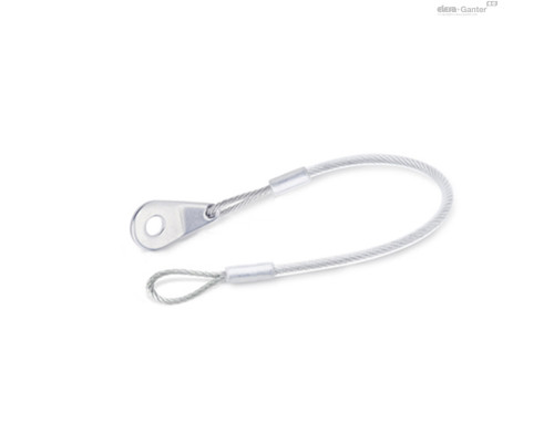 Удерживающий трос GN 111.2-150-E-TR ELESA+GANTER