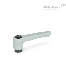 Плоская регулируемая ручка рычажного типа GN 302-78-M10-SR ELESA+GANTER