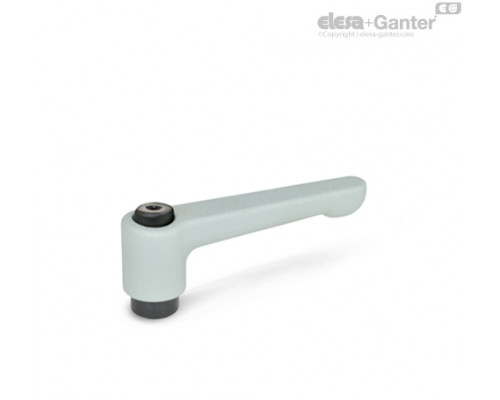 Плоская регулируемая ручка рычажного типа GN 302-30-M5-SR ELESA+GANTER