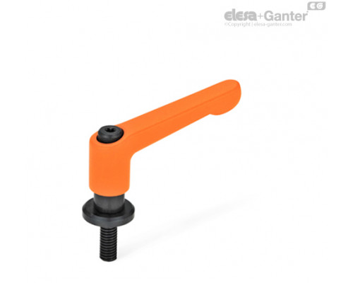 Регулируемая ручка рычажного типа GN 307-63-M8-32-OS ELESA+GANTER