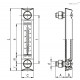 Индикатор HCX.127/T-AR-VT-M10 (111360-R) ELESA+GANTER