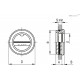 Смотровое стекло HRT.40-60 (10766) ELESA+GANTER