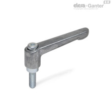 Регулируемая ручка рычажного типа GN 300.2-22-M5-12-RH ELESA+GANTER