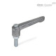 Регулируемая ручка рычажного типа GN 300.2-22-M5-12-RH ELESA+GANTER