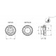 Смотровое стекло HGFT.16-3/4-EX (14601-R-EX) ELESA+GANTER