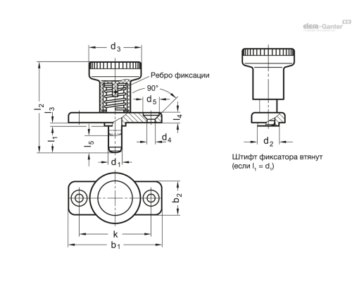 Штифт стопорный GN 608.6-8-8 ELESA+GANTER Штифт стопорный GN 608.6-8-8 ELESA+GANTER