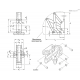 Петля GN 7247-AL-75-EL ELESA+GANTER