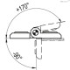 Петля CFR.60 SH-6 (426431) ELESA+GANTER