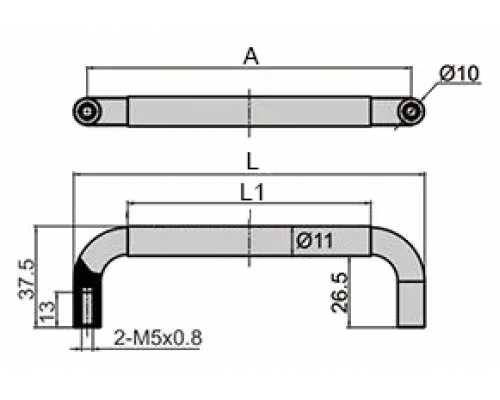 Ручка A40401.037W100 Алтервиа