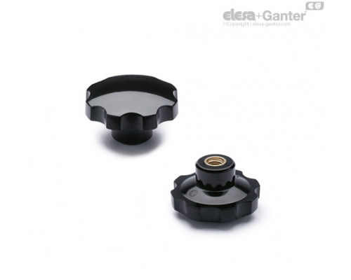 Лепестковая поворотная ручка VH.153/25 B-4 (73001) ELESA+GANTER