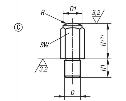 Опоры K0299.310010 Kipp