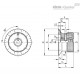 Ручка управления MBR.50 B-8+FGSP-C6 (34857-C6) ELESA+GANTER