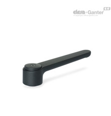 Плоская ручка рычажного типа GN 126.1-145-B16-SW ELESA+GANTER