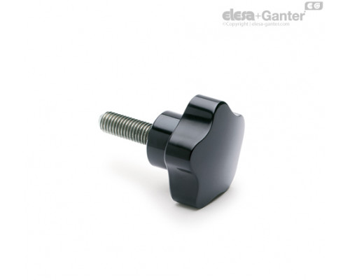 Лепестковая поворотная ручка VC.192/40-SST-p-M8x30 (66383) ELESA+GANTER