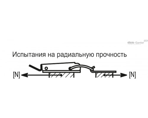 Замок натяжной TLA.Z-23/140.5+R (420061) ELESA+GANTER