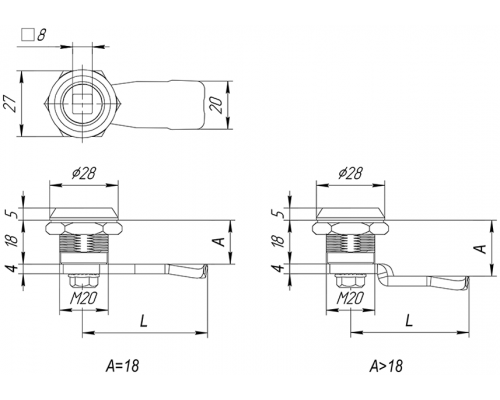 Замок YPK4748 EMES