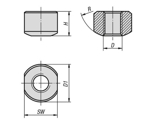 Гайки K0664.05 Kipp