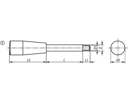 Рукоятка K0179.410X65 Kipp