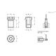 Удерживающая втулка GN 1132-8-10-M16x1,5-A ELESA+GANTER