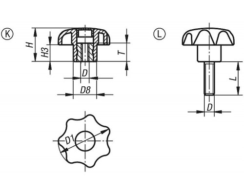 Ручка K0155.1020690 Kipp