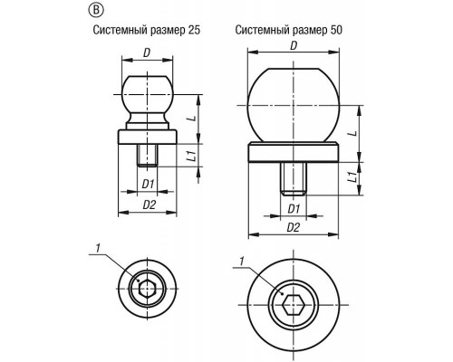 Пальцы K1193.3251240 Kipp