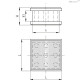Виброгаситель AVR-Q-140-100-200-50 (480223) ELESA+GANTER