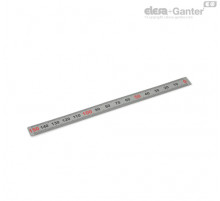 Линейка GN 711-NI-300-W-R ELESA+GANTER