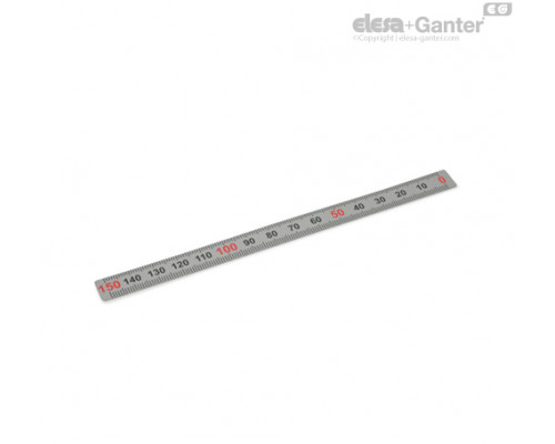Линейка GN 711-NI-50-W-R ELESA+GANTER