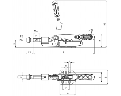 Зажимы 551-3 Kukamet
