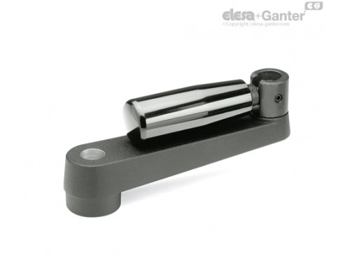 Кривошипная рукоятка с откидной ручкой GN 471.3-160-V17 ELESA+GANTER