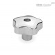 Лепестковая ручка GN 5336-60-M12-D-PL ELESA+GANTER