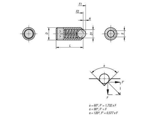 Фиксаторы K0610.10 Kipp