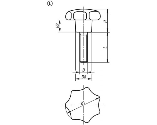 Ручка K0152.23206 Kipp