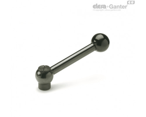 Регулируемая прижимная ручка GN 6337.3-28-M12-N ELESA+GANTER