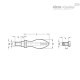 Вращающаяся ручка DIN 98-ST-16-D ELESA+GANTER