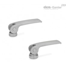 Плоская ручка рычажного типа GN 927.7-82-M6-B ELESA+GANTER